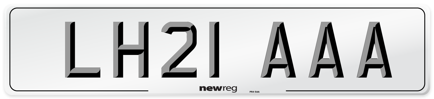 LH21 AAA Number Plate from New Reg